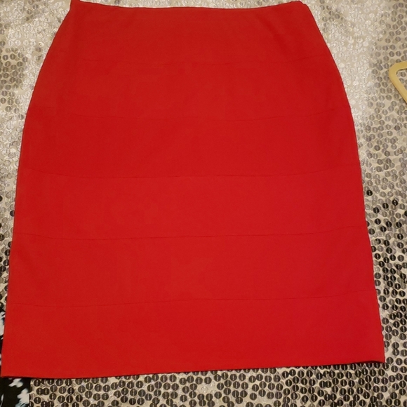 Alfani red pencil skirt - Picture 1 of 6